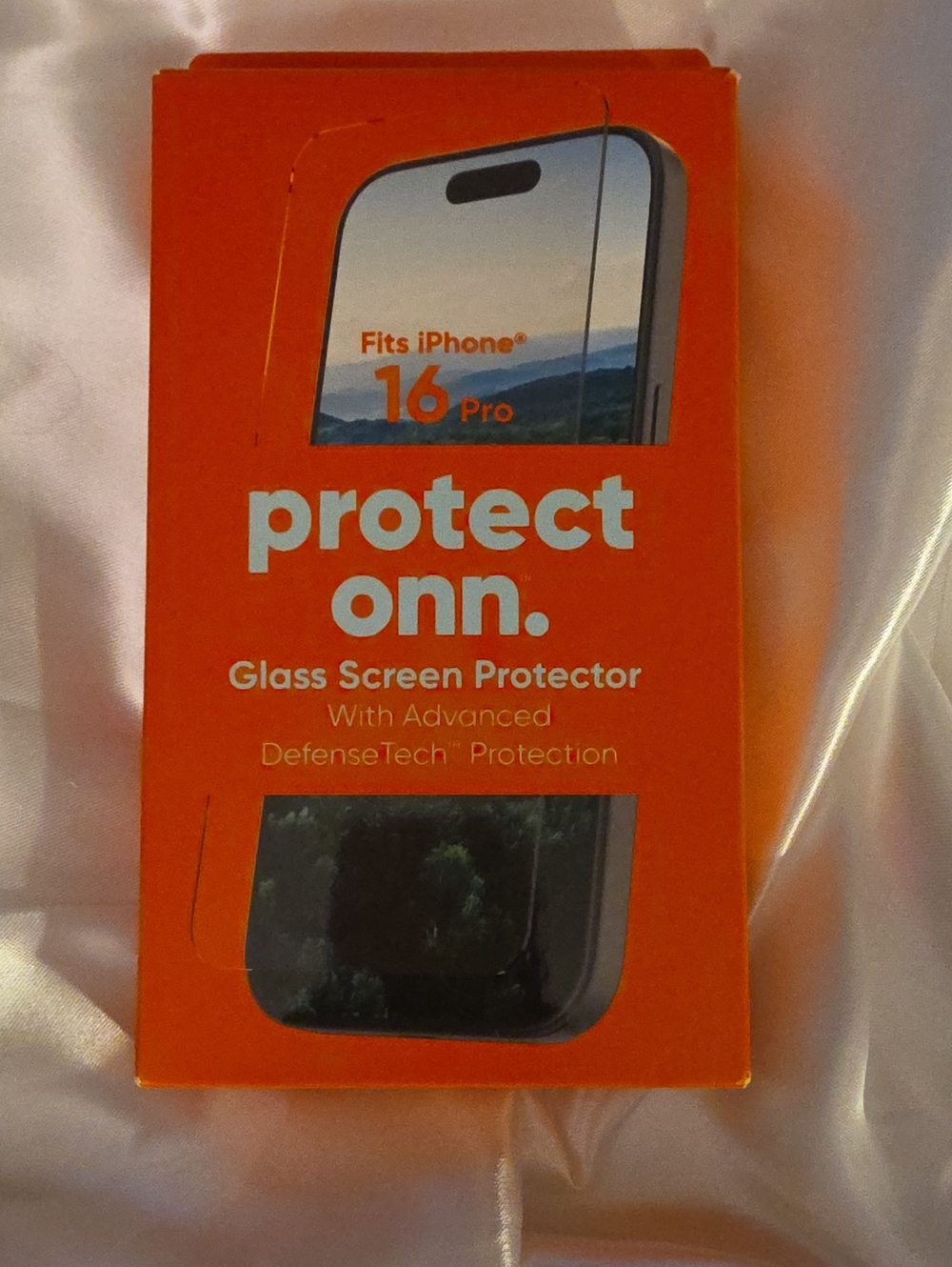 On Running Orange Glass Screen Protector for iPhone 16 Pro